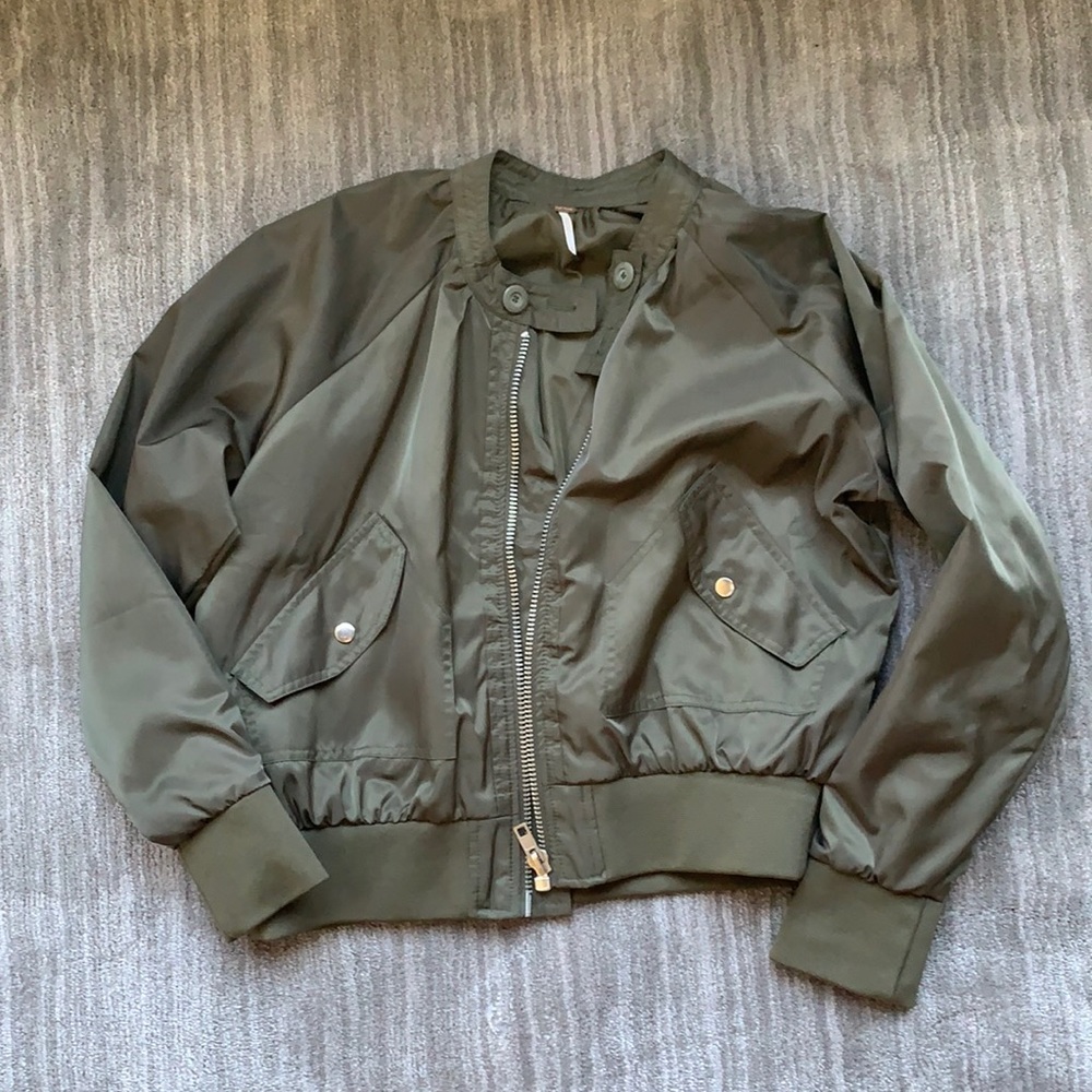 Free people bomber jacket